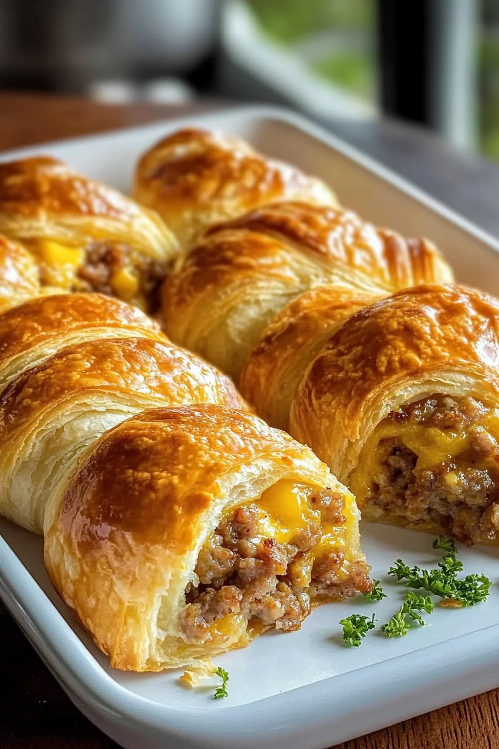 Delicious Breakfast Sausage Crescent Rolls Recipe