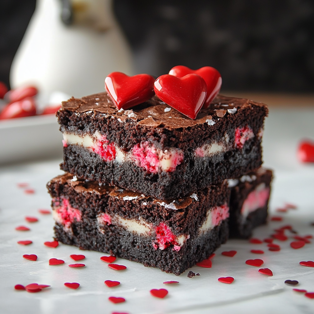Valentine's Oreo Brownies