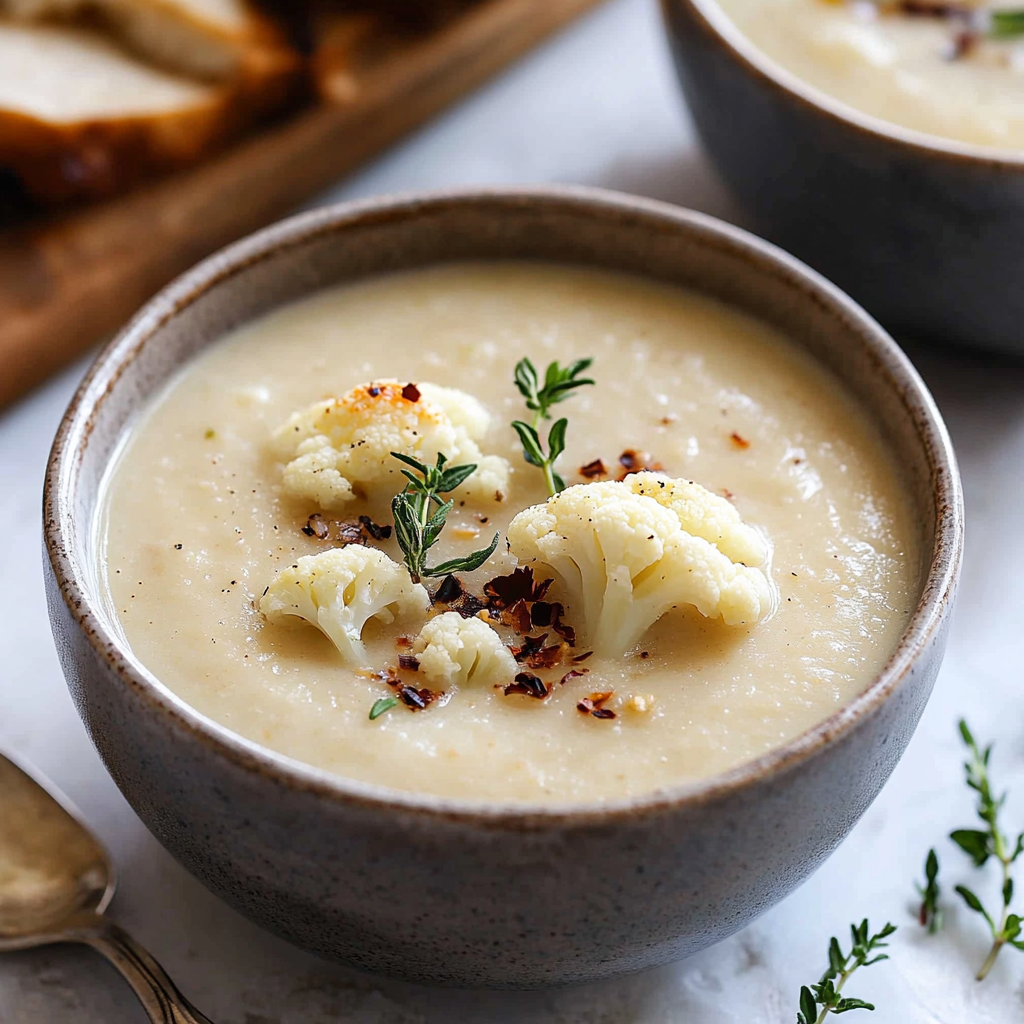 Vegan Cauliflower Soup