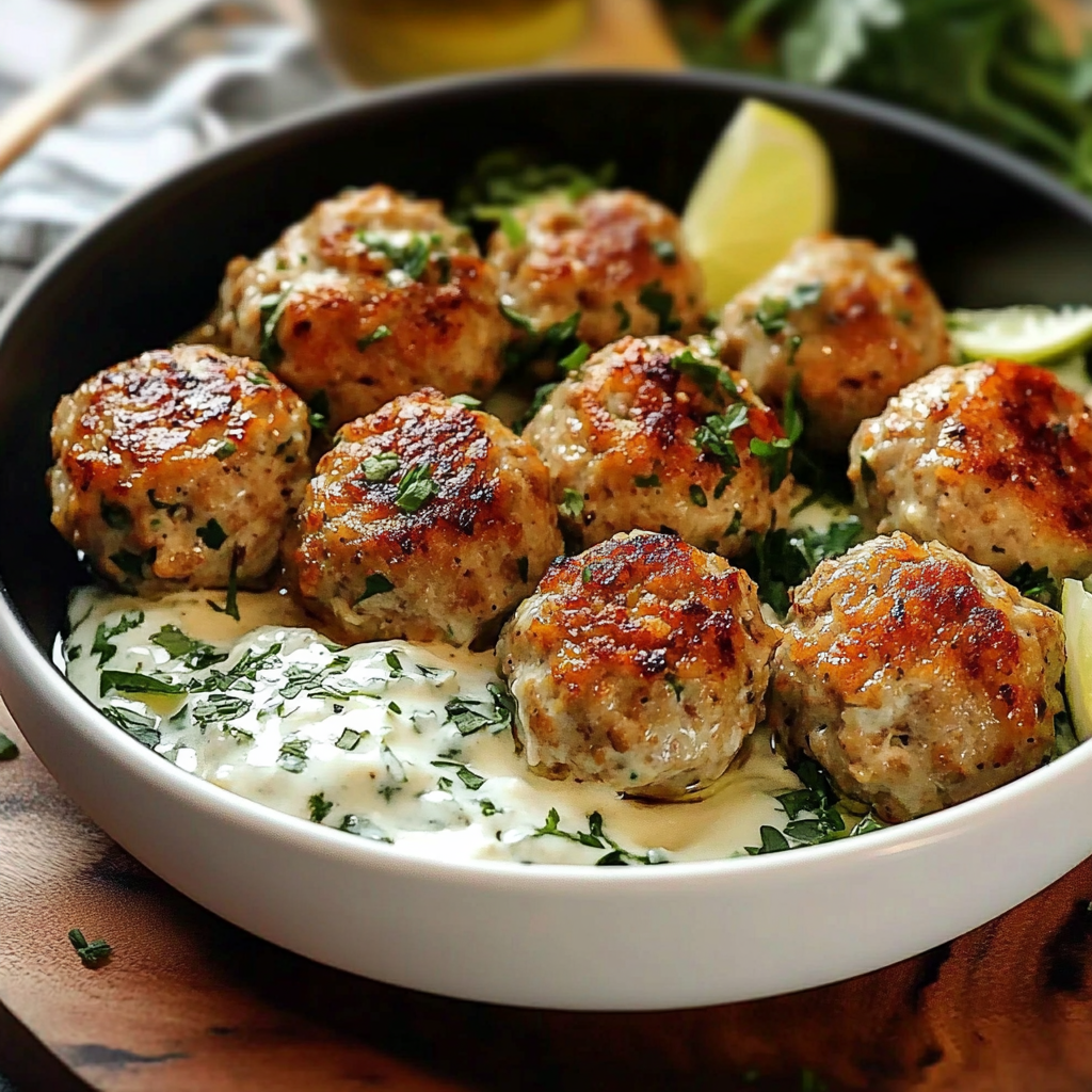 Greek Chicken Meatballs