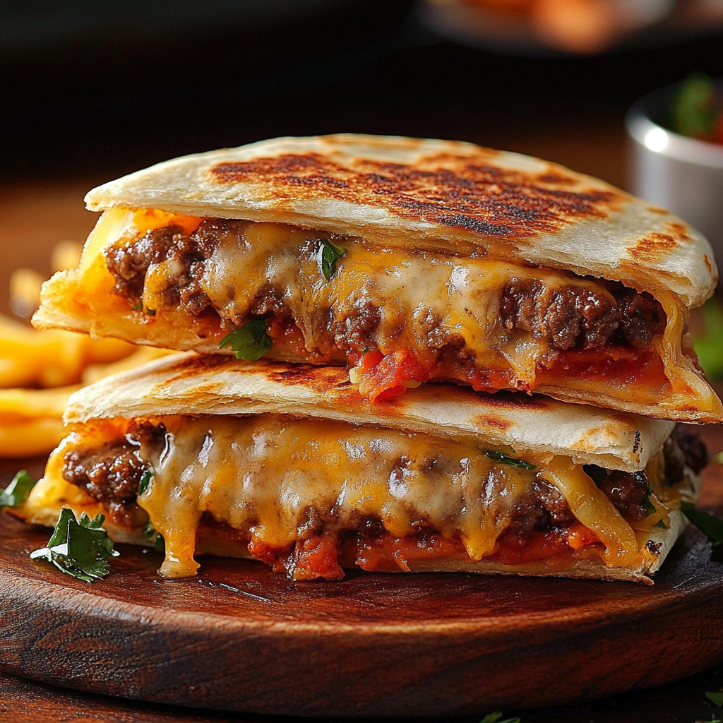 Quesadilla Burgers Ready to Savor