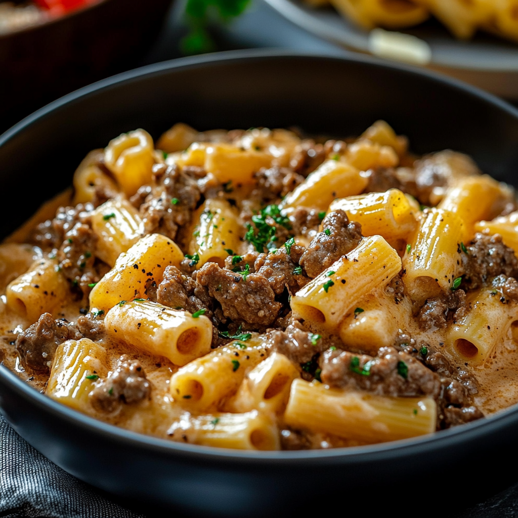 Creamy Beef Pasta Dish