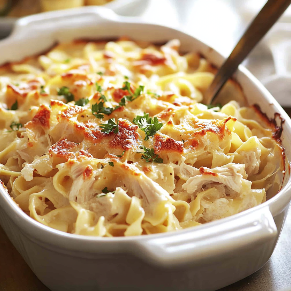 Delicious Chicken Noodle Casserole