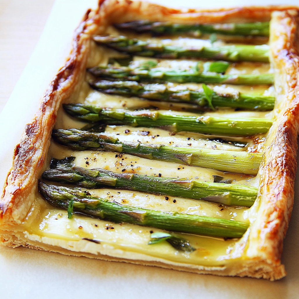 Asparagus and Goat Cheese Tart