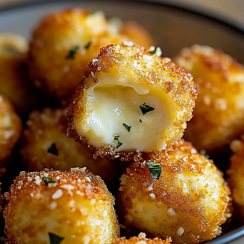 Cheesy Parmesan Mozzarella Bites