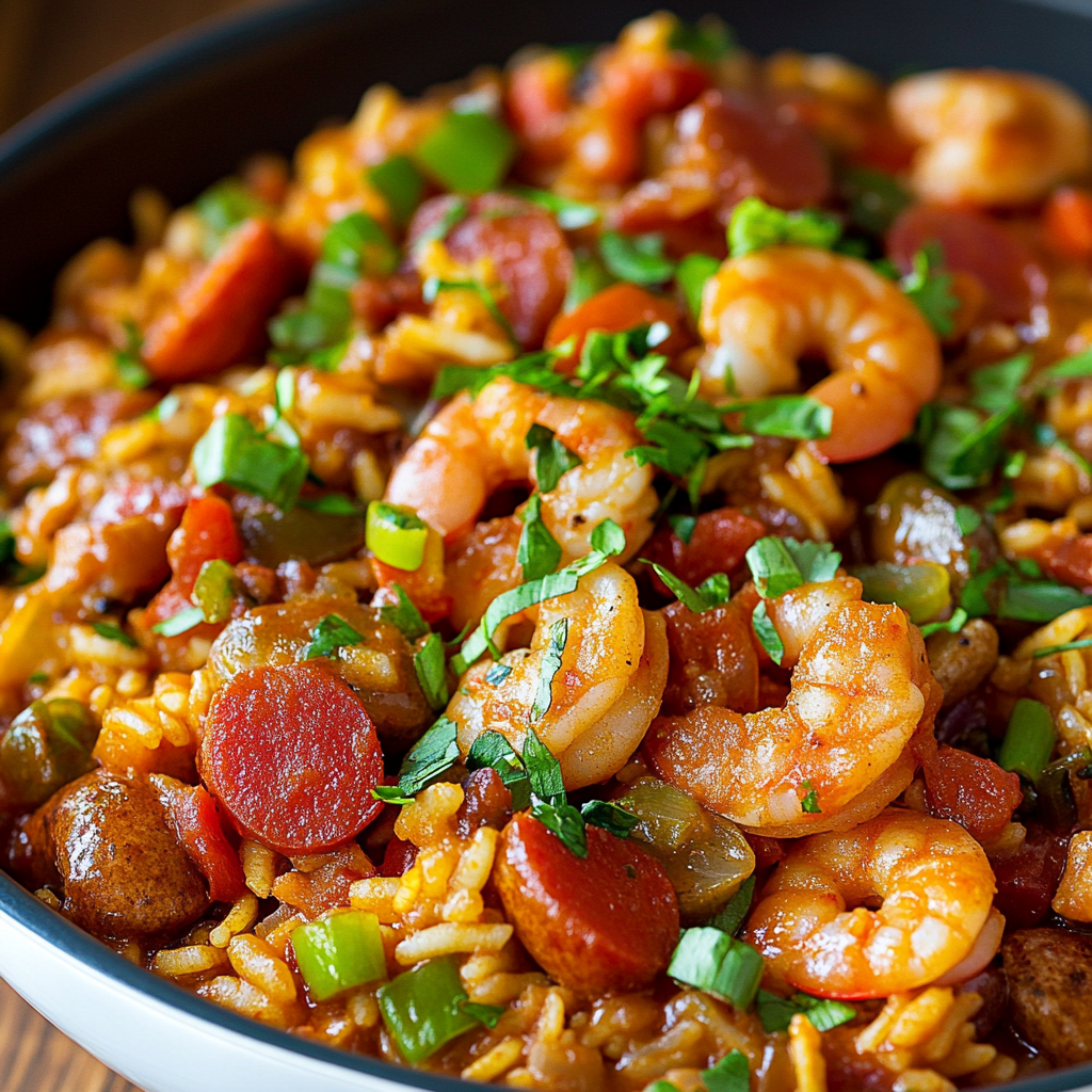 Authentic Creole Jambalaya Dish