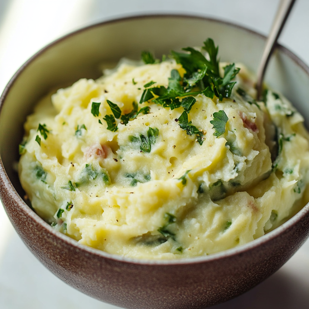 Traditional Irish Colcannon Dish