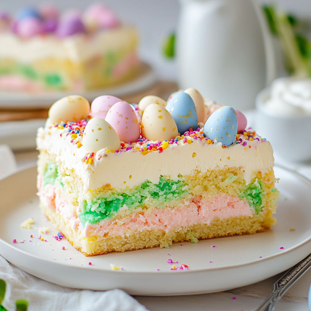 Easter Poke Cake