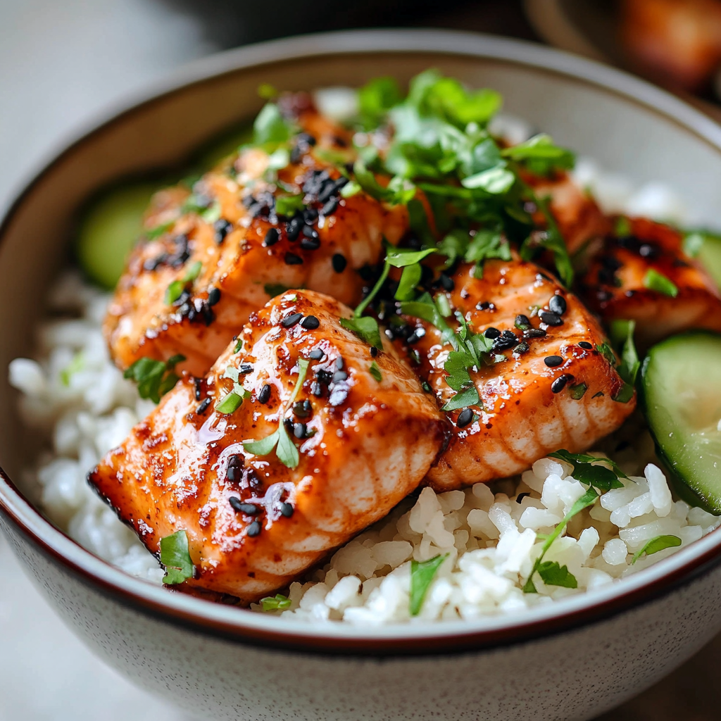 Sweet Chili Salmon Bowl
