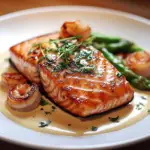 Salmon and Shrimp Dish
