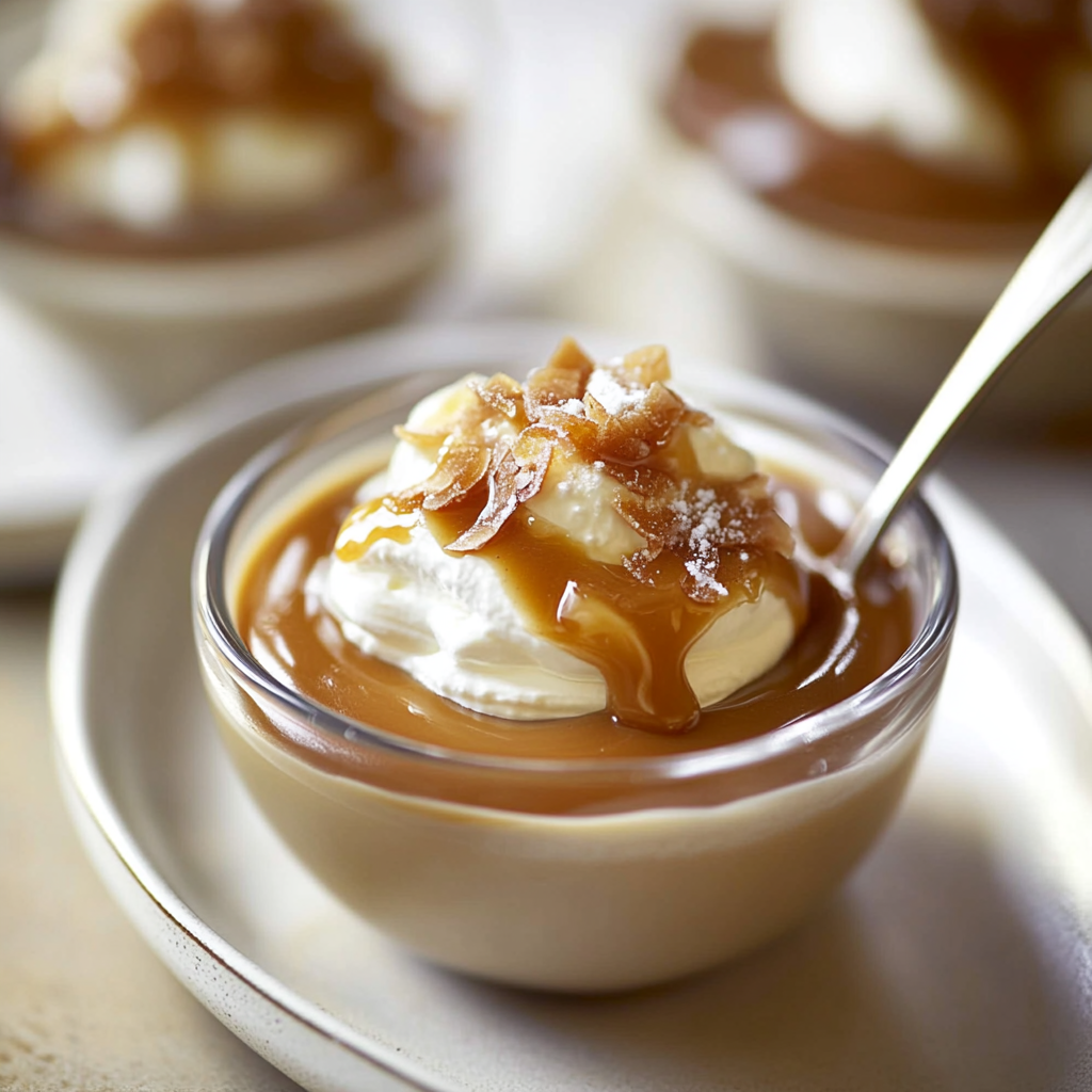 Homemade Butterscotch Pudding Dessert