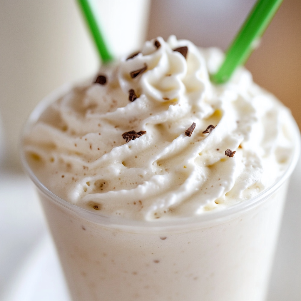 Homemade Vanilla Bean Frappuccino