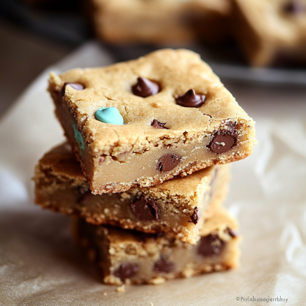 Easter Cake Mix Cookie Bars