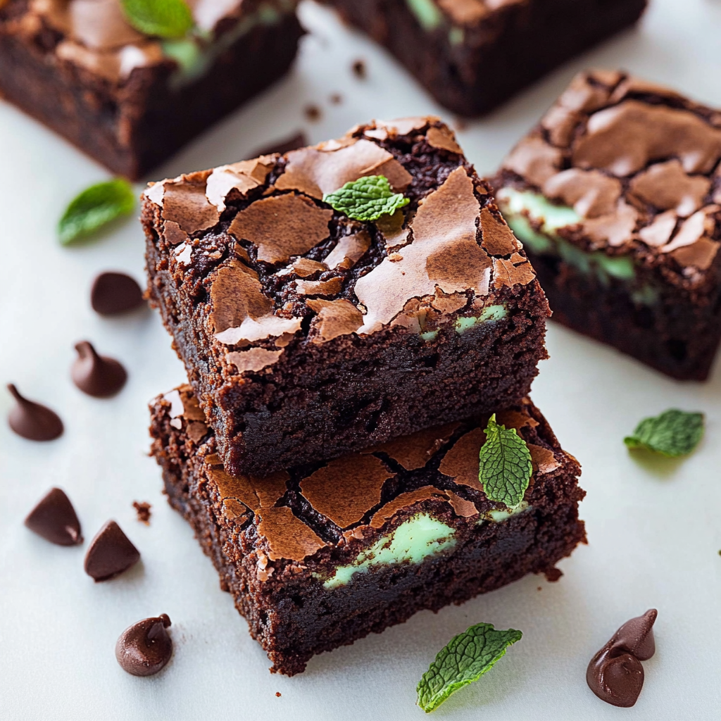 Mint Brownies Fresh and Flavorful