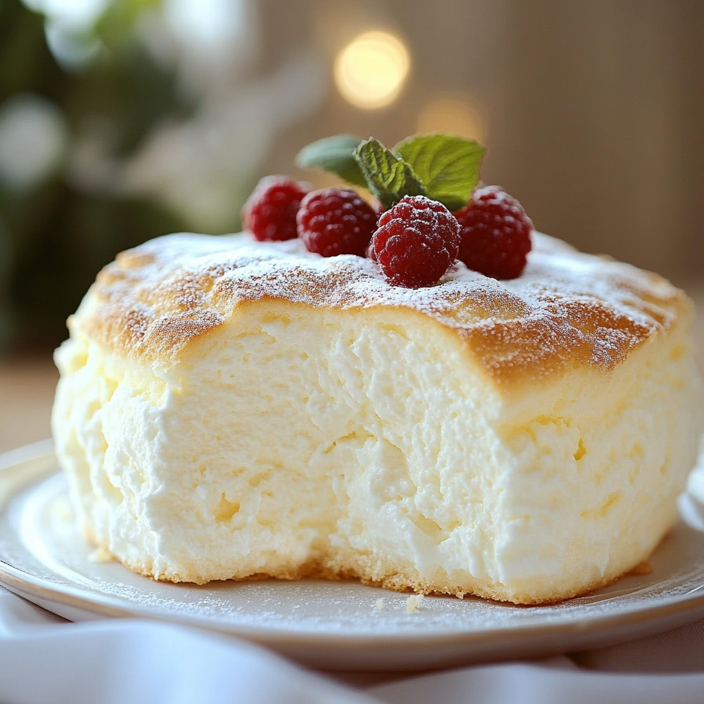 Yogurt Cloud Cake - Light and Fluffy Dessert