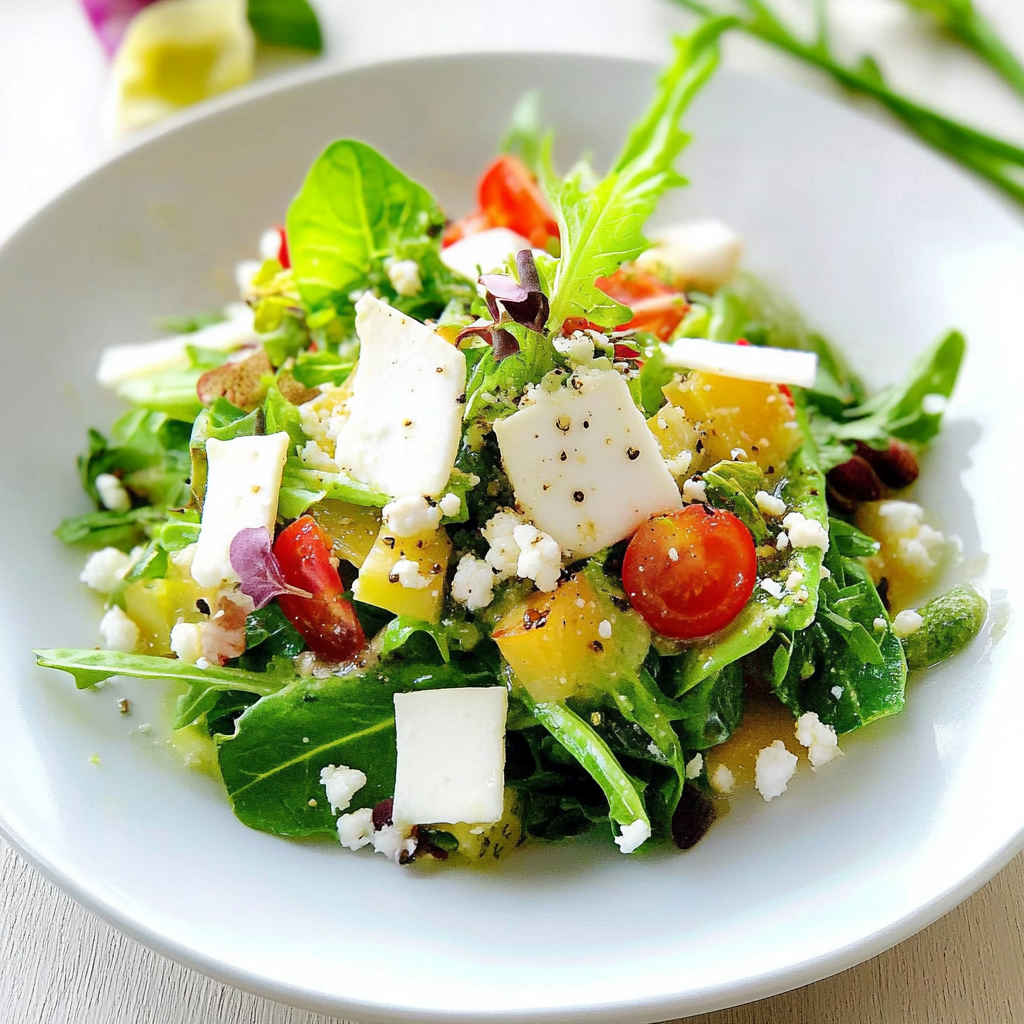 Spring Salad with Goat Cheese