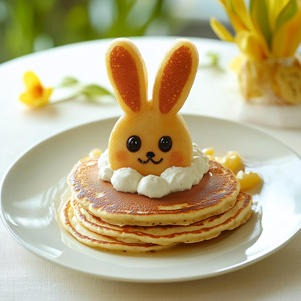Easter Bunny Pancakes