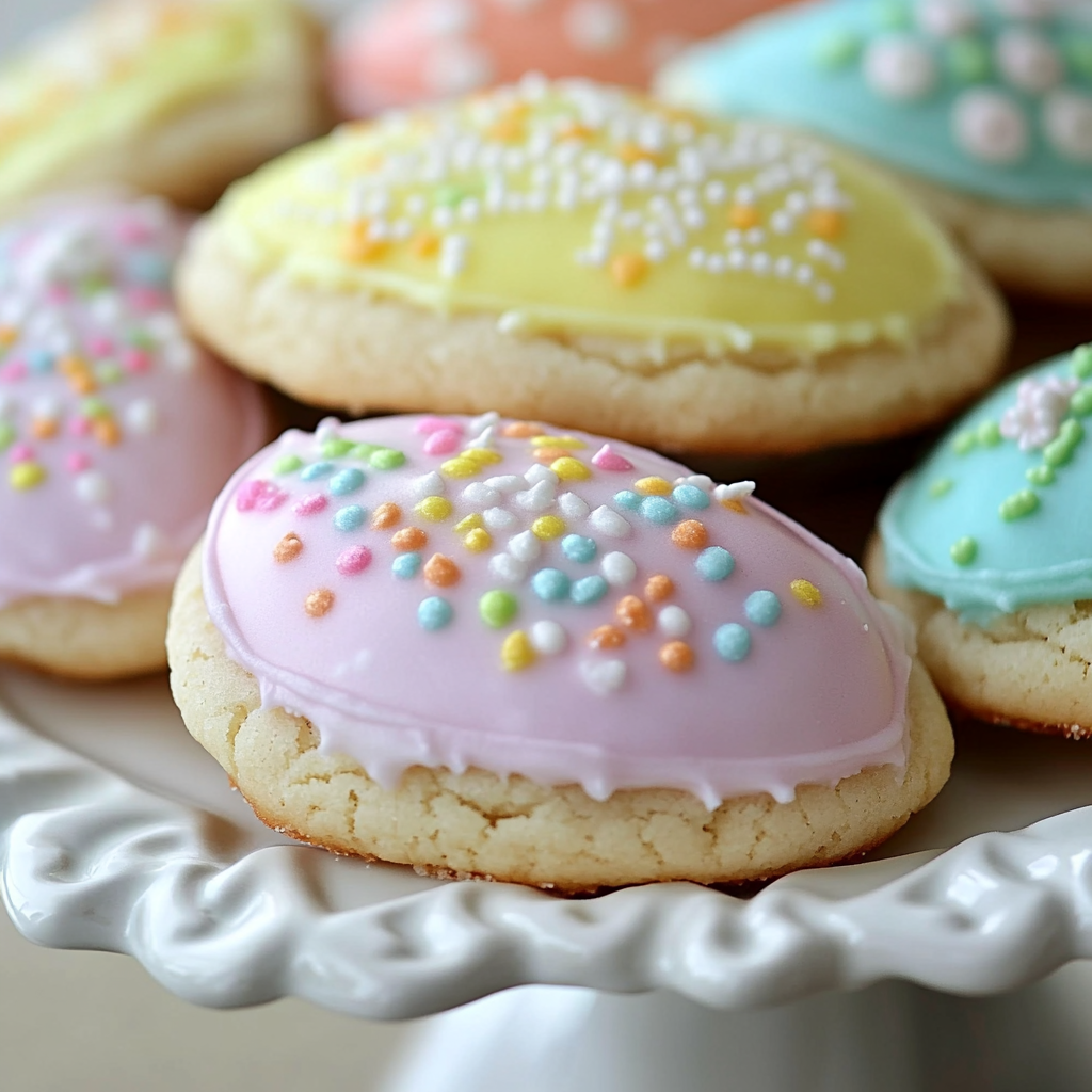 Easter Egg Sugar Cookies