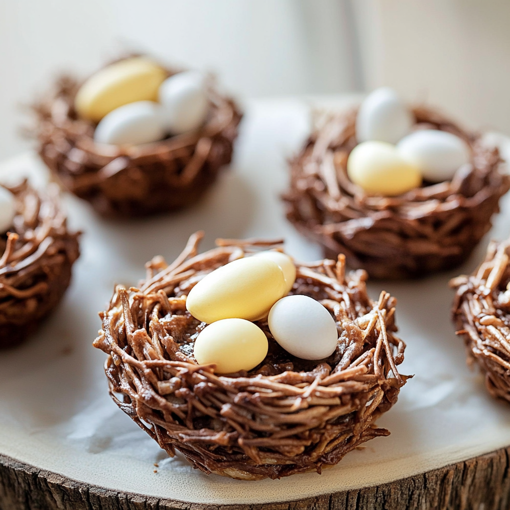 Easter Bird Nests Cookies