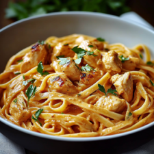 Quick and Easy Cowboy Butter Chicken Linguine