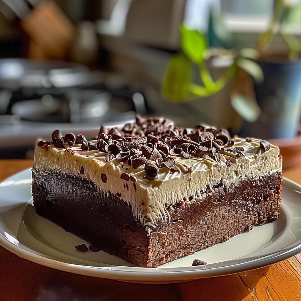 Brownie Refrigerator Cake