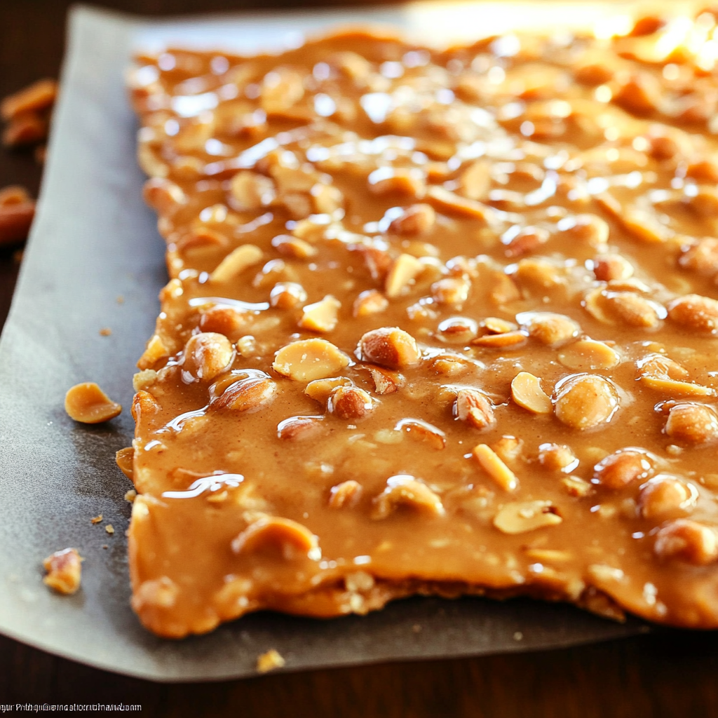 Homemade Peanut Brittle Treats