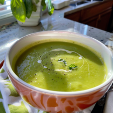 Spring Pea and Mint Soup