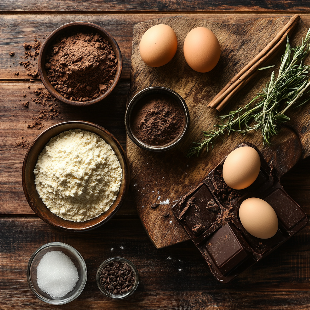 Brownie Pie ingredients