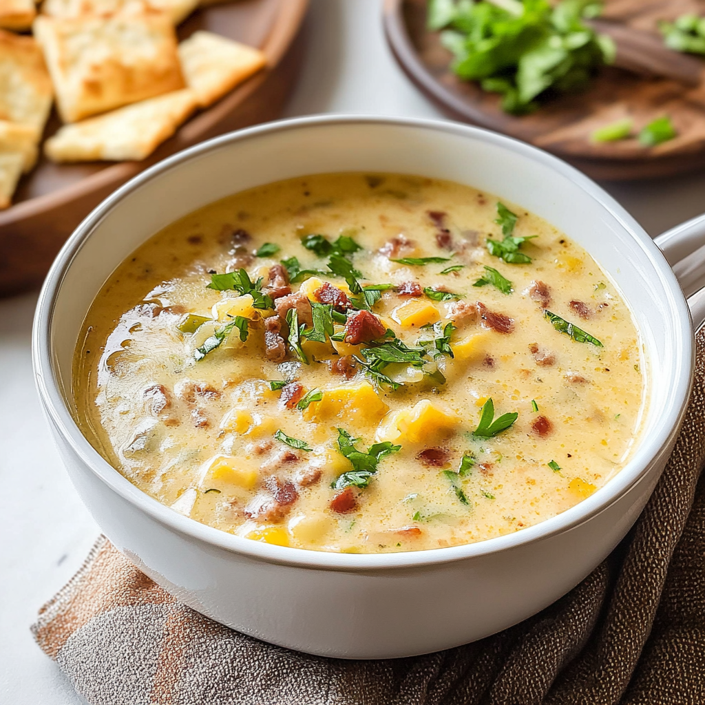Cheeseburger Chowder