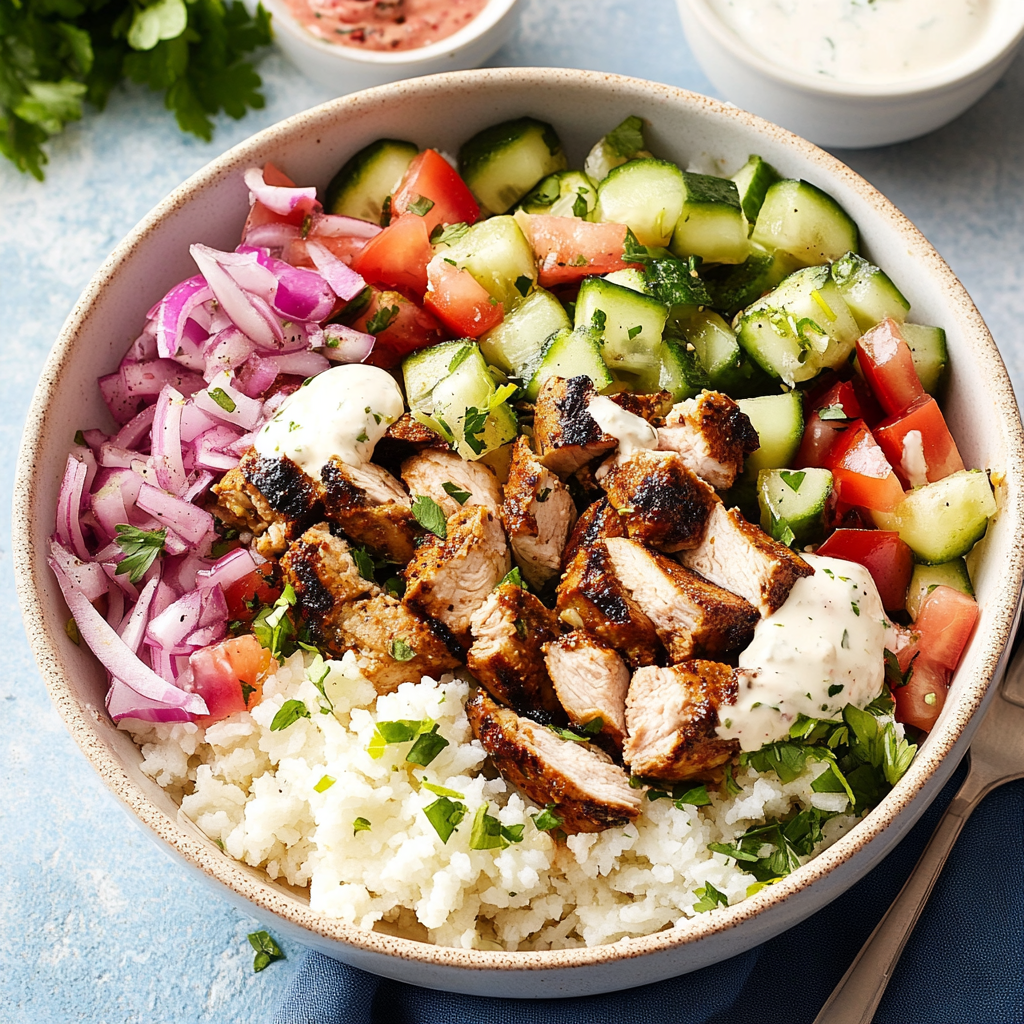 Chicken Shawarma Bowls 1