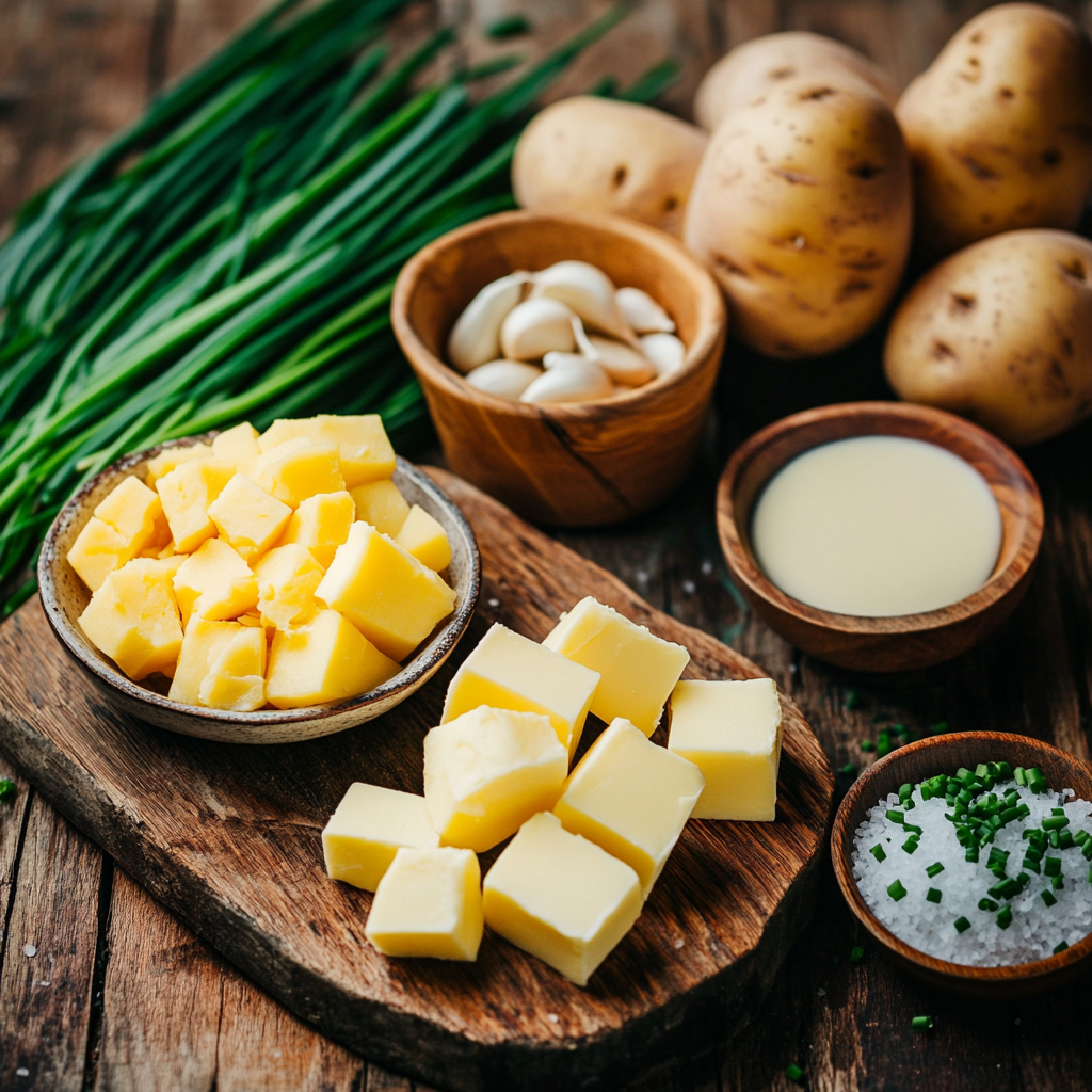 Creamy Dairy-Free Mashed Potatoes ingredients