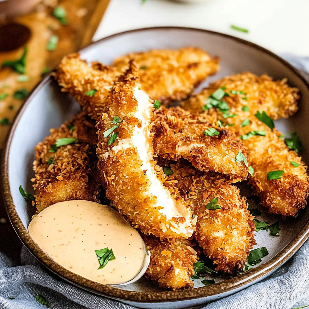 Crispy Coconut Chicken Tenders Recipe