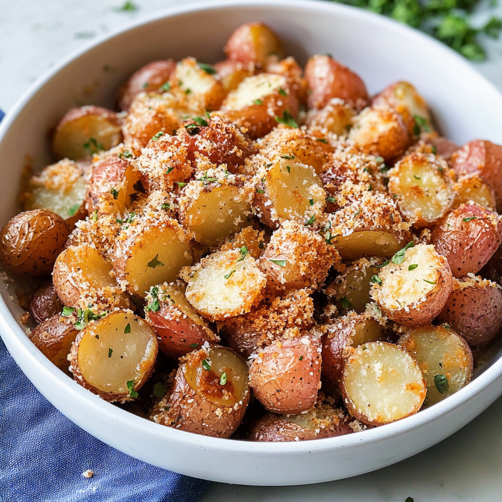 Crispy Parmesan Potatoes