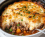 Crockpot Shepherd’s Pie with Ground Beef