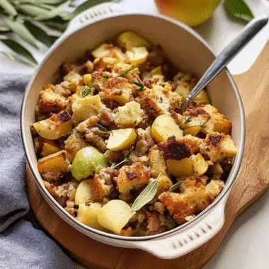 Crockpot Stuffing with Sausage and Apple 1