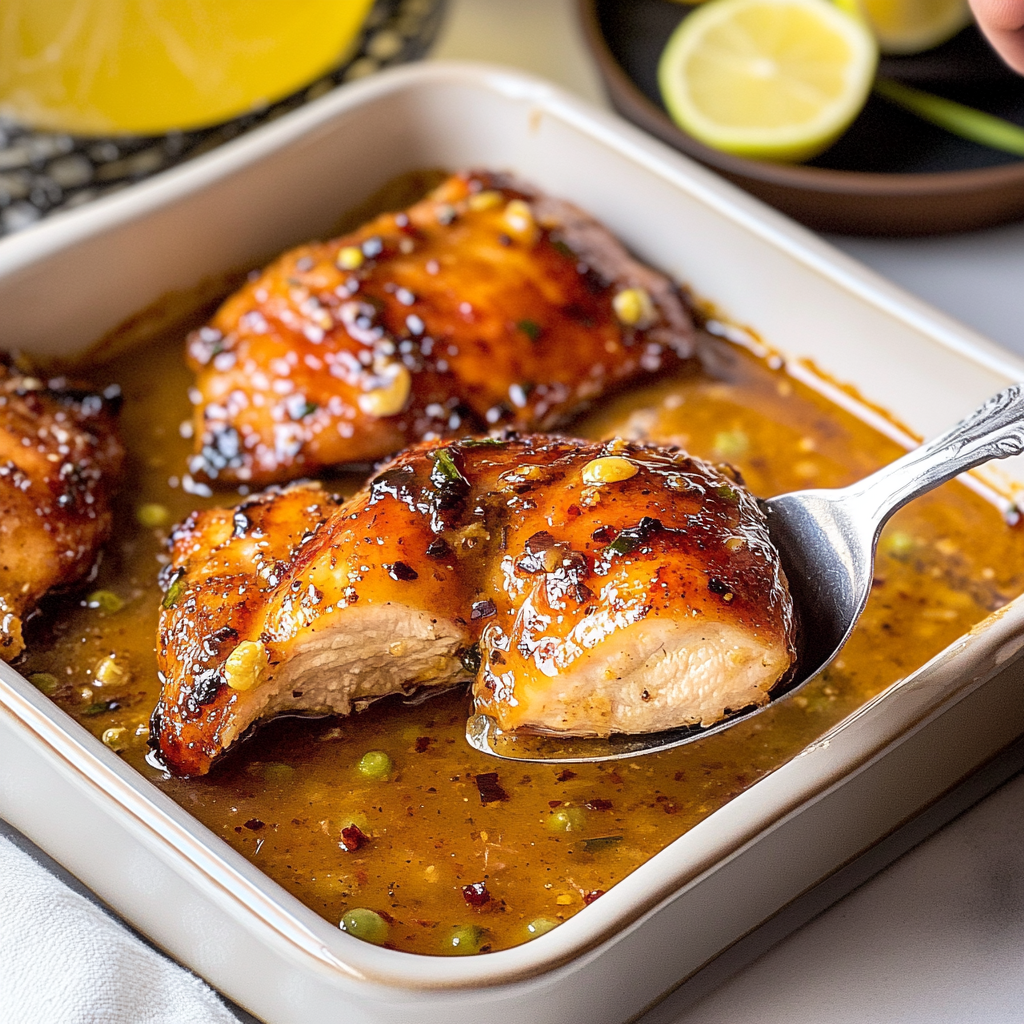 Easy Apricot Glazed Baked Chicken