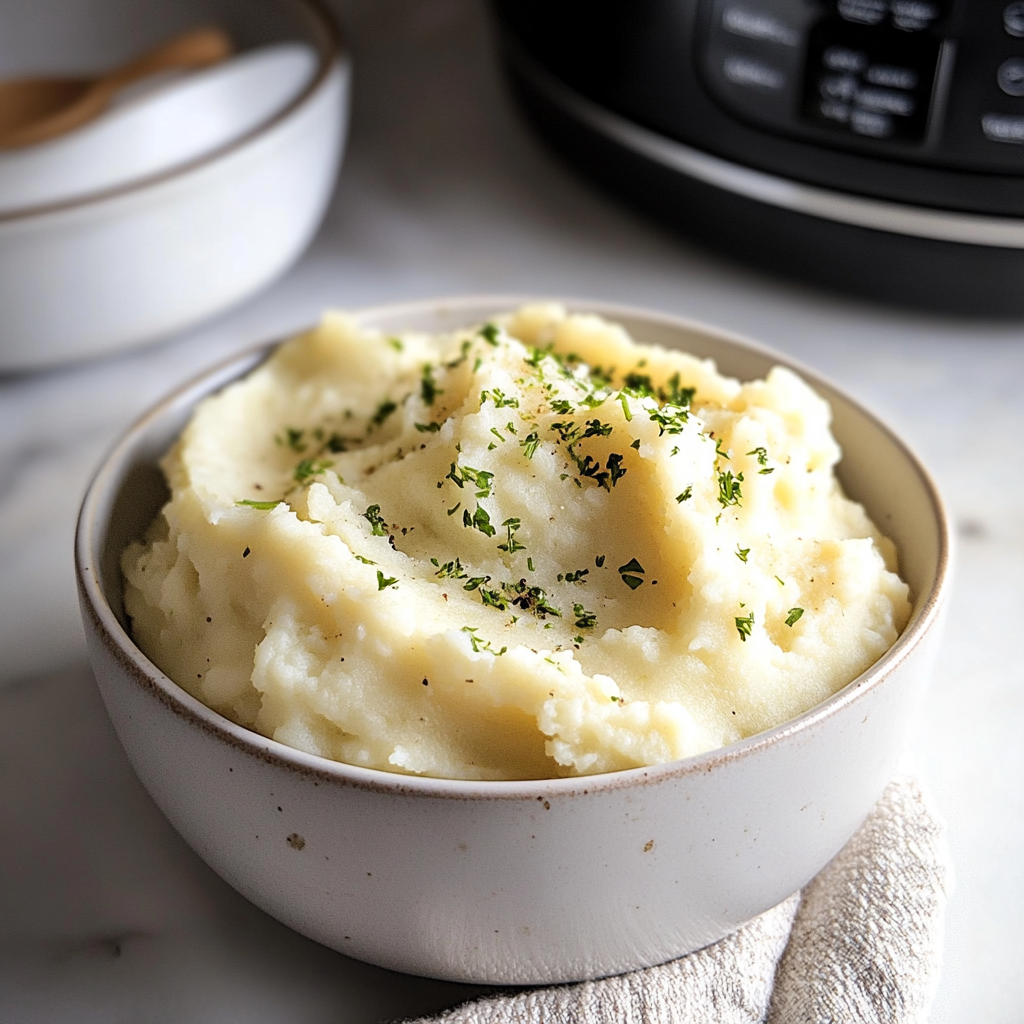 Fluffy Instant Pot Mashed Potatoes