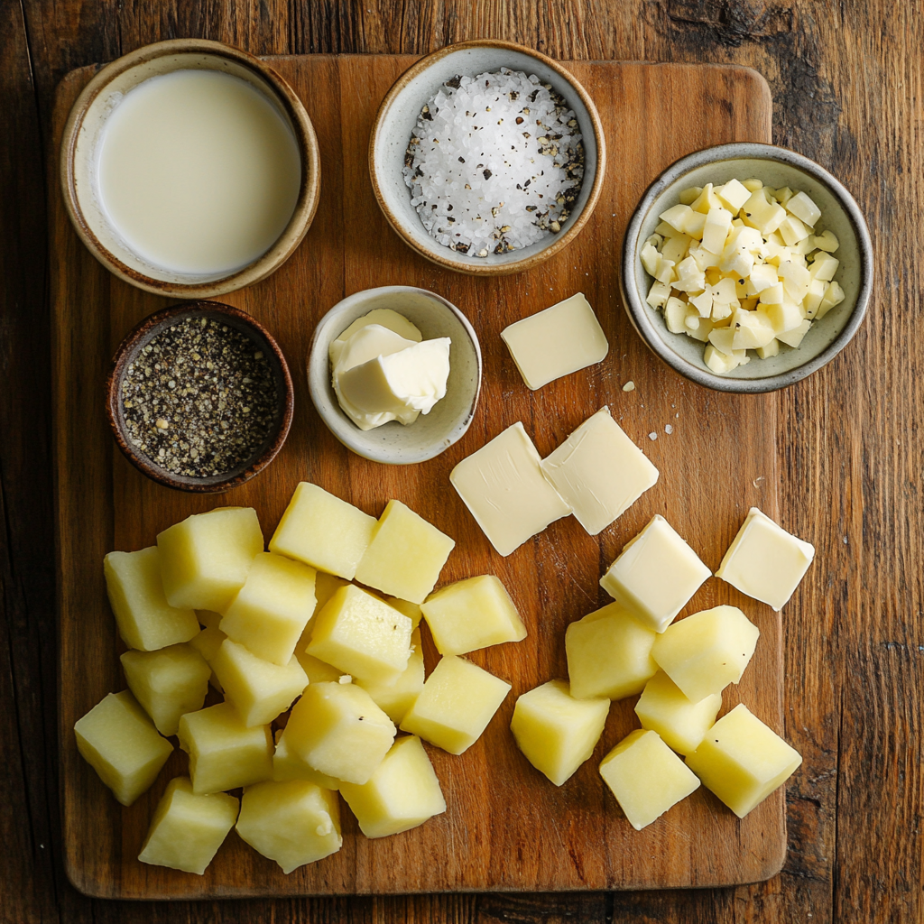 Fluffy Instant Pot Mashed Potatoes ingredients