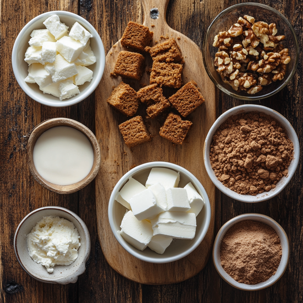 Gingerbread Trifle ingredients