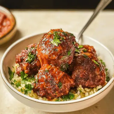 Harissa Meatballs 1