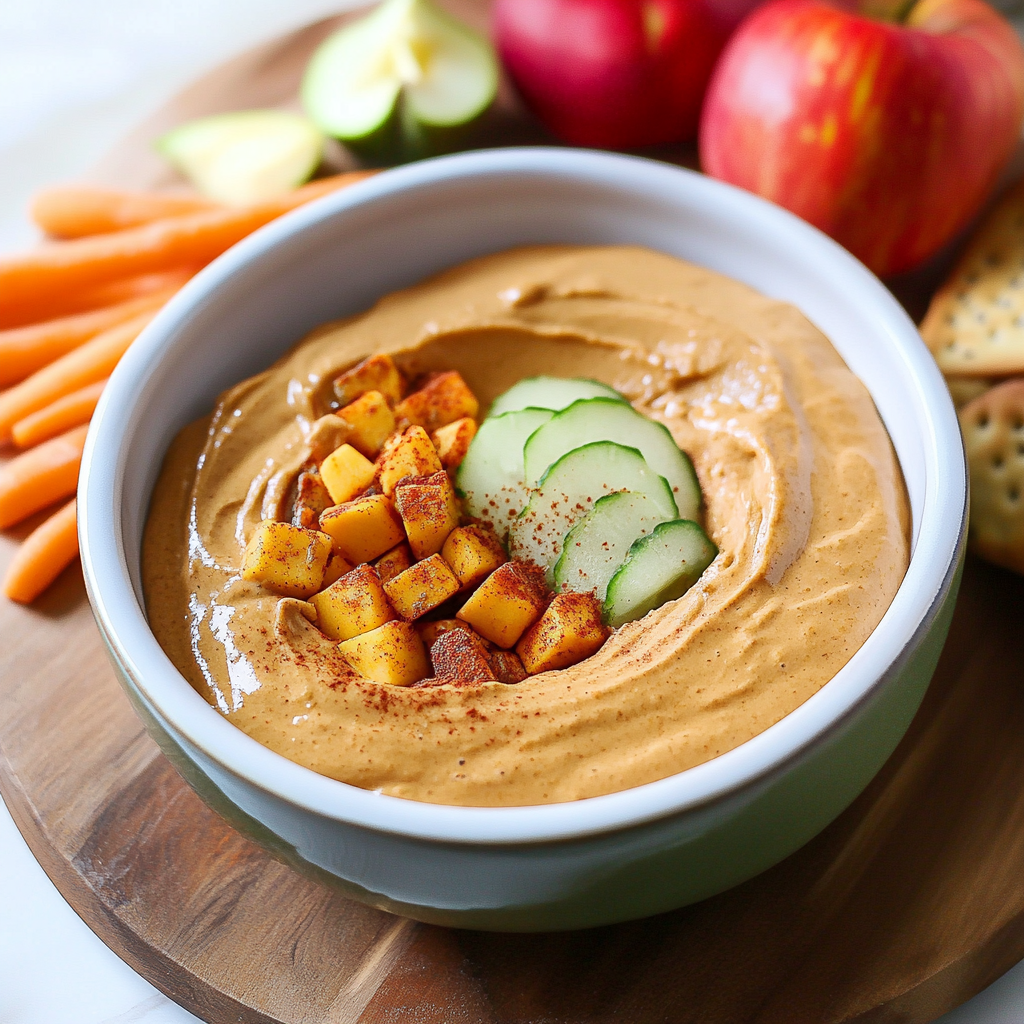Healthy Pumpkin Cream Cheese Dip