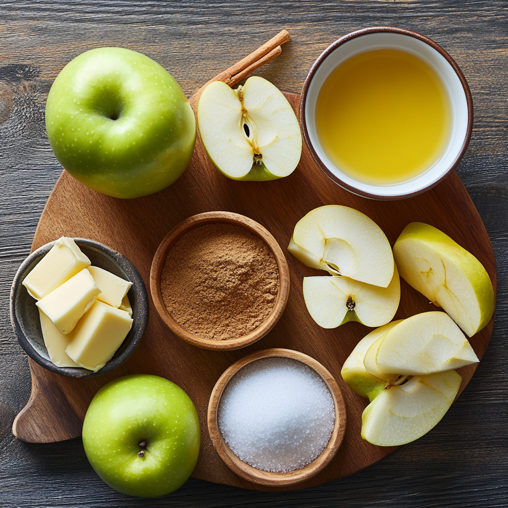 Homemade Apple Pie Filling ingredients