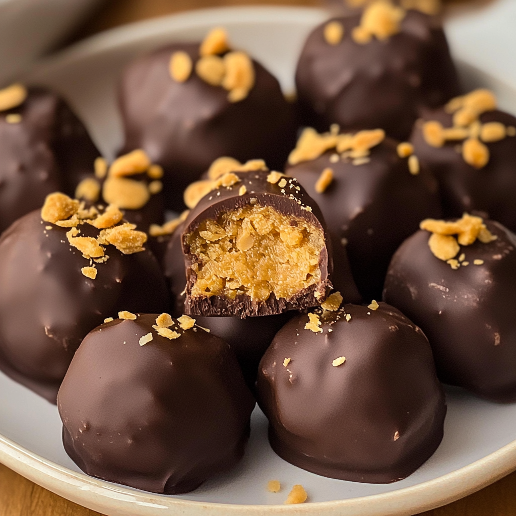 Homemade Butterfinger Bites