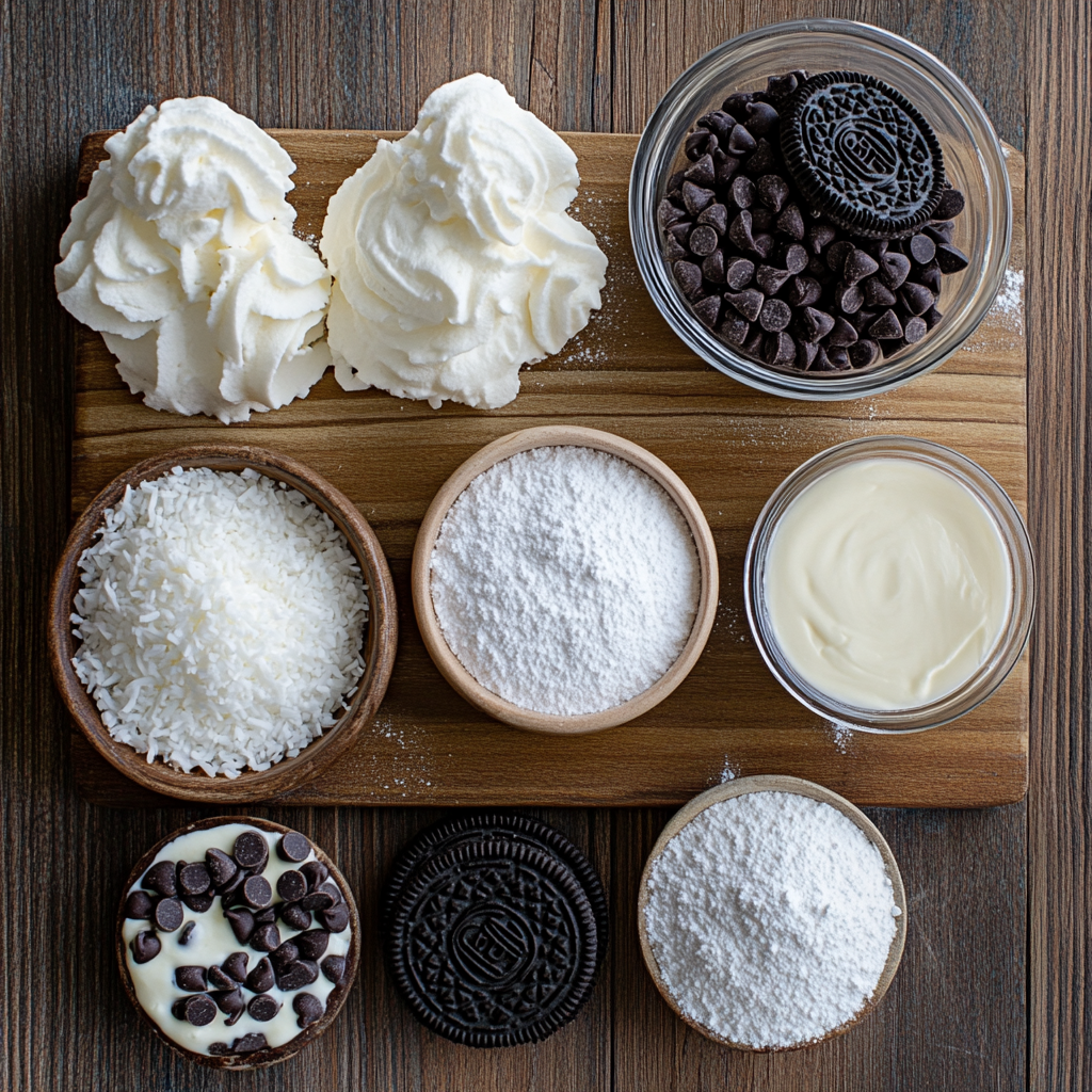 Oreo Snow Globes ingredients
