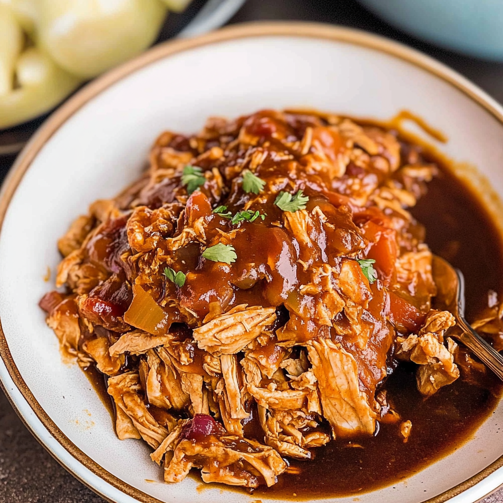 Oven Pulled Chicken Recipe 1