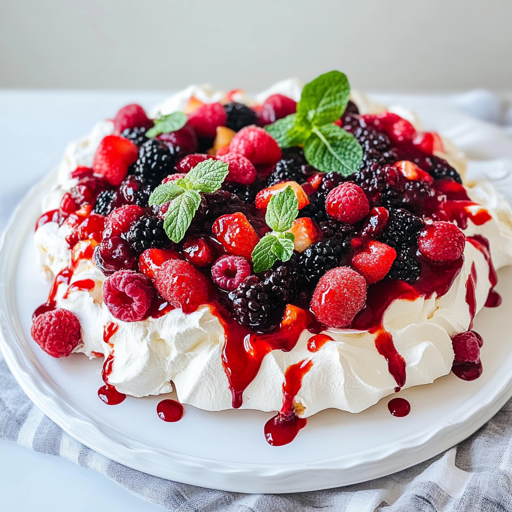 Pavlova Wreath