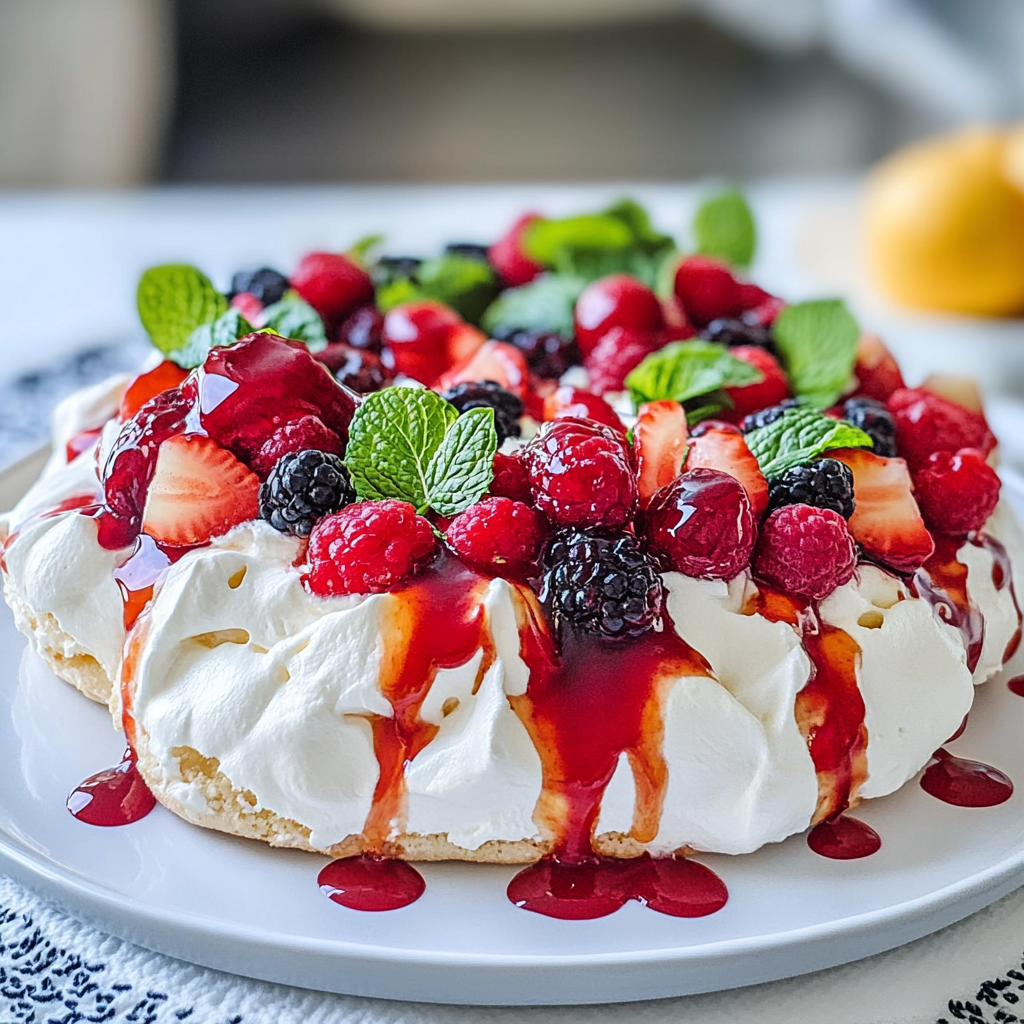 Pavlova Wreath