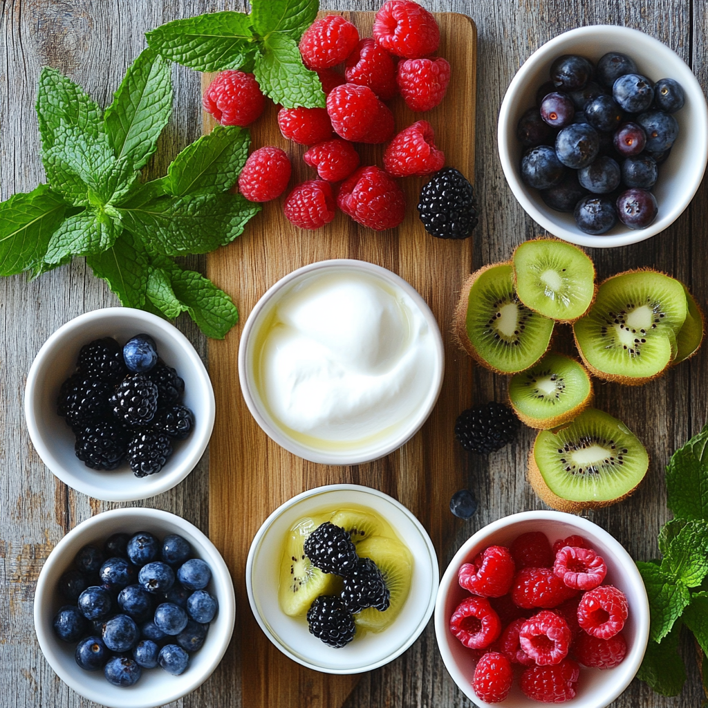 Pavlova Wreath ingredients