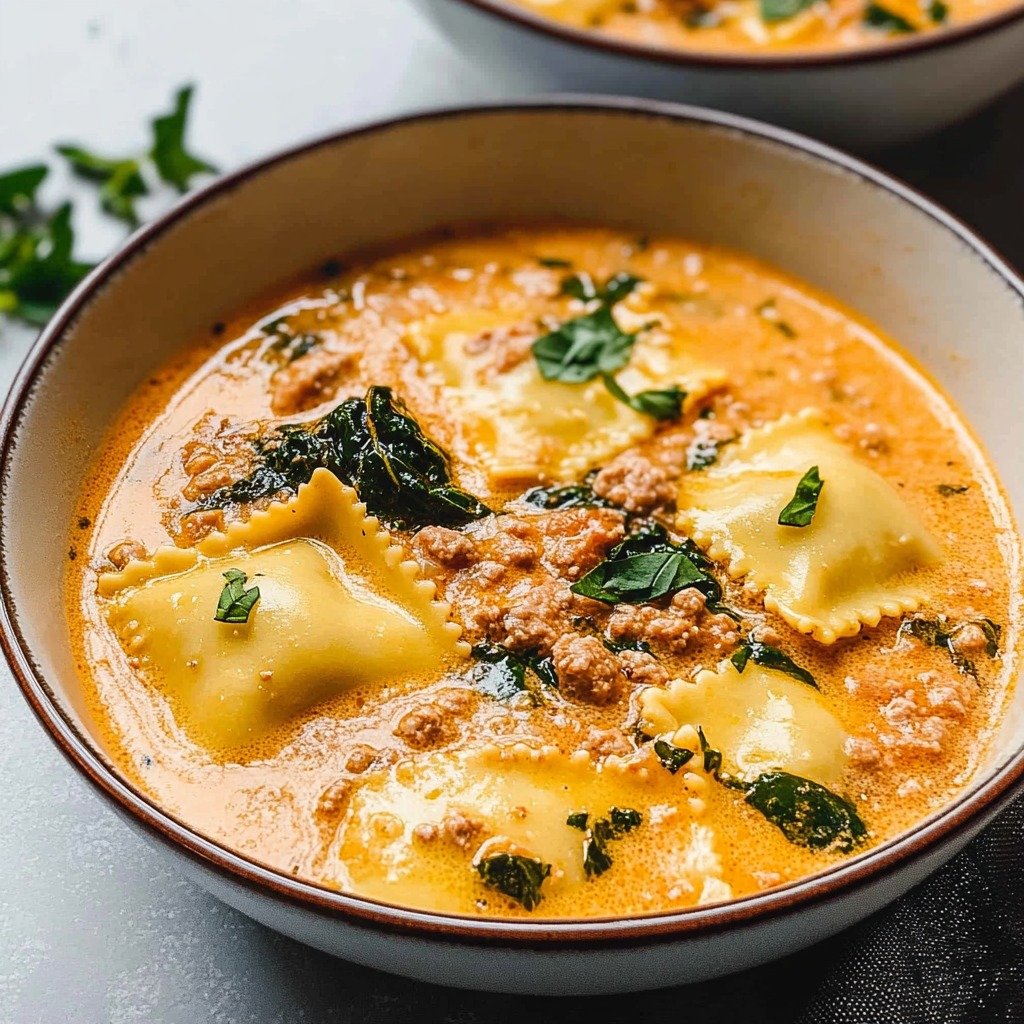 Ravioli Soup