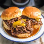 Slow Cooker Mississippi Pot Roast Sliders 1